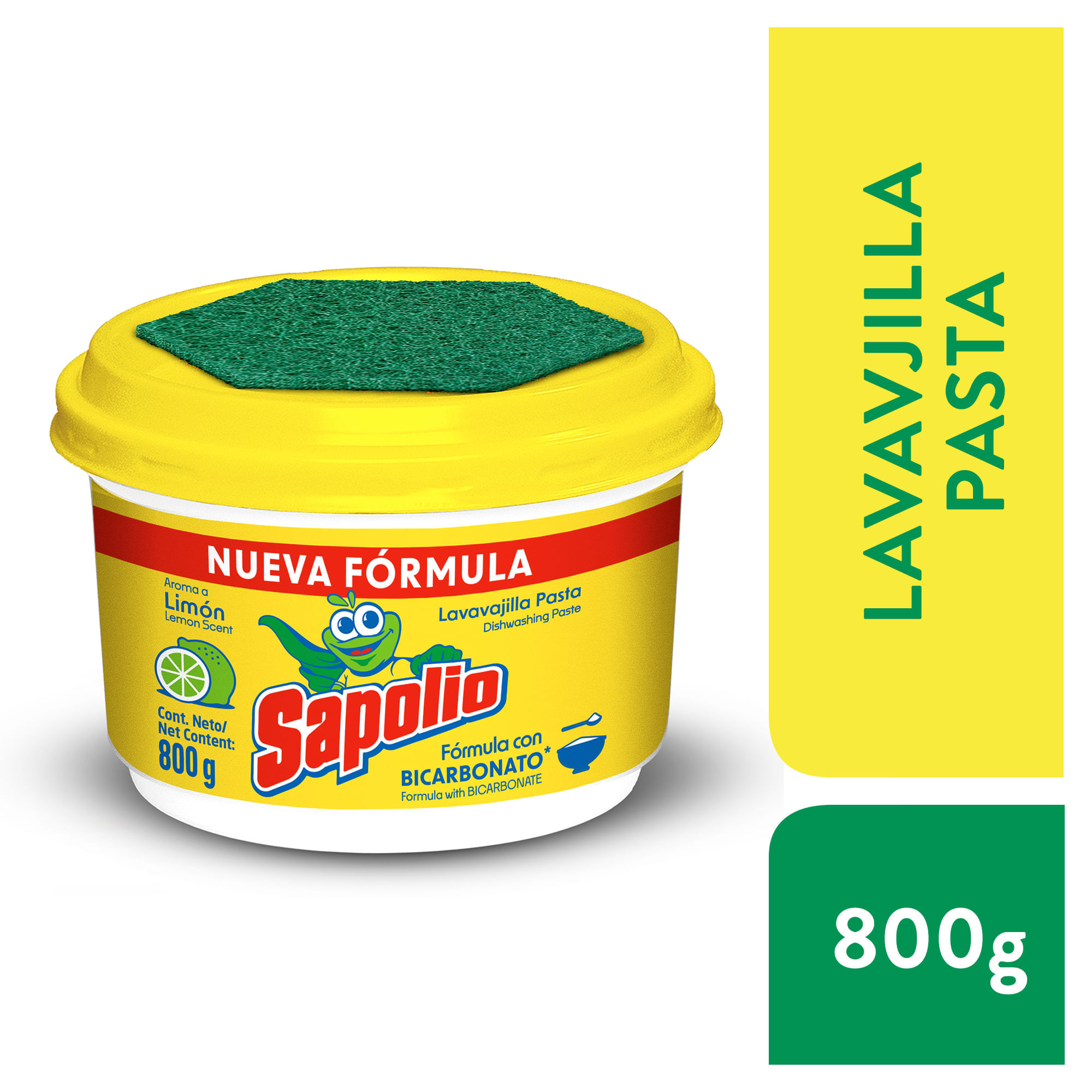 Lavavajillas SAPOLIO Limón Pote 800g