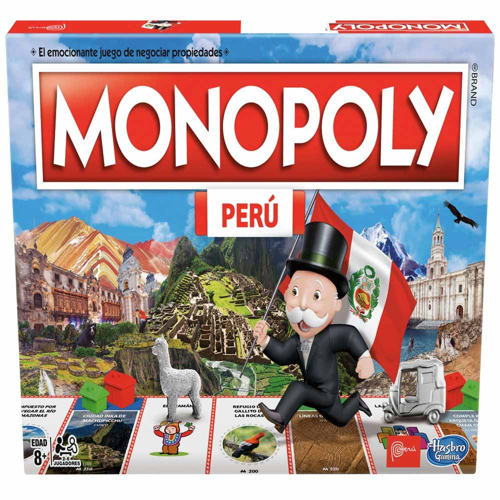 Juego de Mesa MONOPOLY Perú Juego de Mesa MONOPOLY Perú