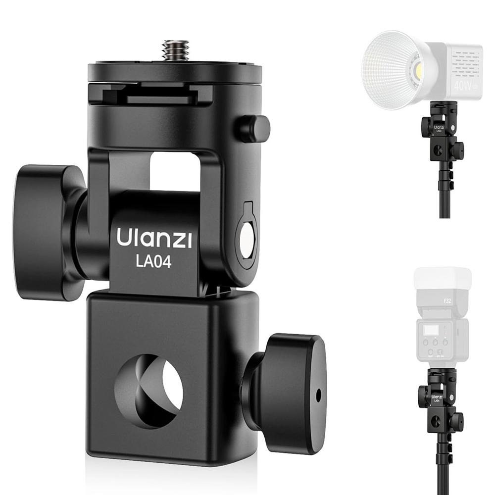 Adaptador Ulanzi LA04  para trípode  Luces Led Flashes cámaras