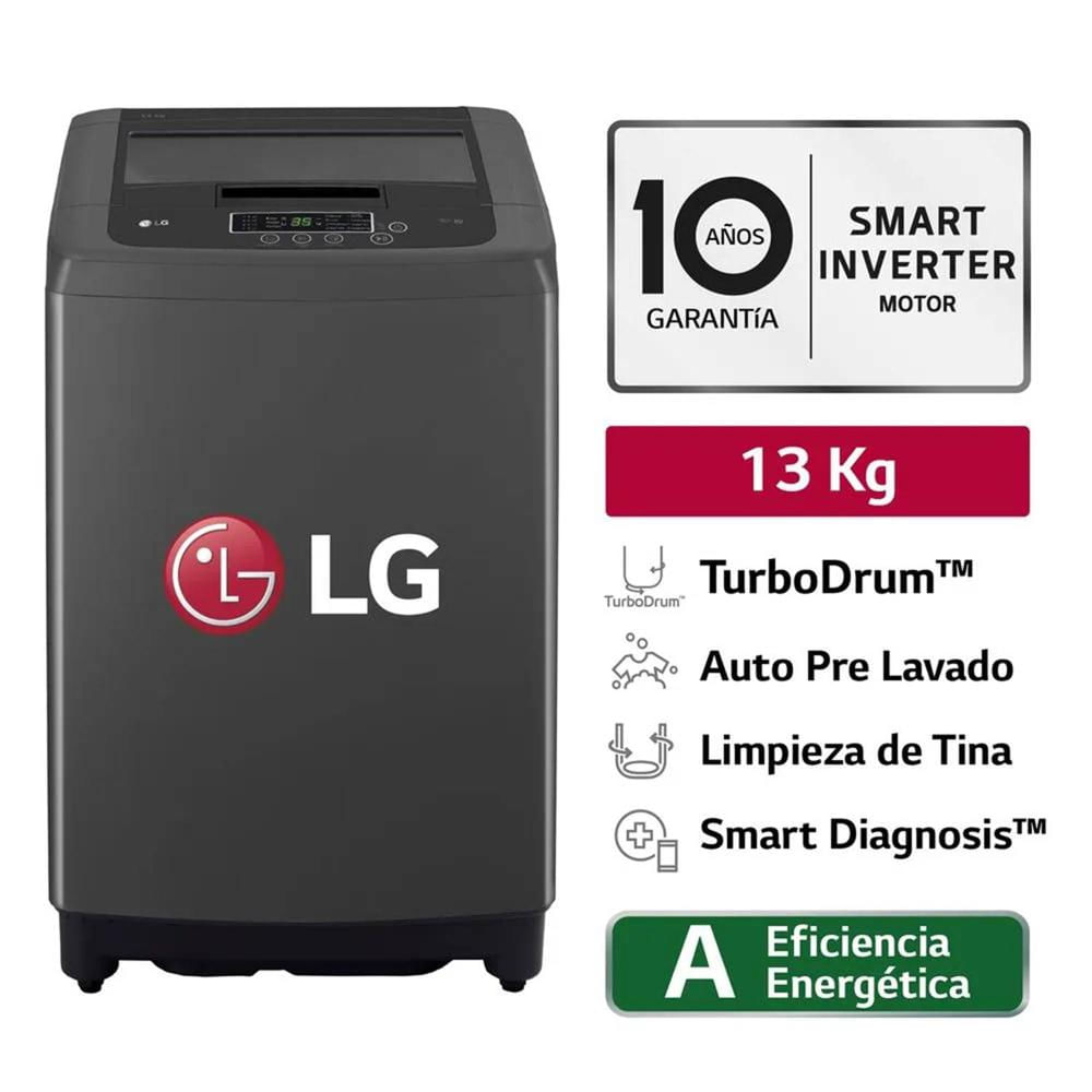 Lavadora LG 13 Kg Carga Superior WT13BPBK Negro claro Lavadora LG 13 Kg Carga Superior WT13BPBK Negro claro
