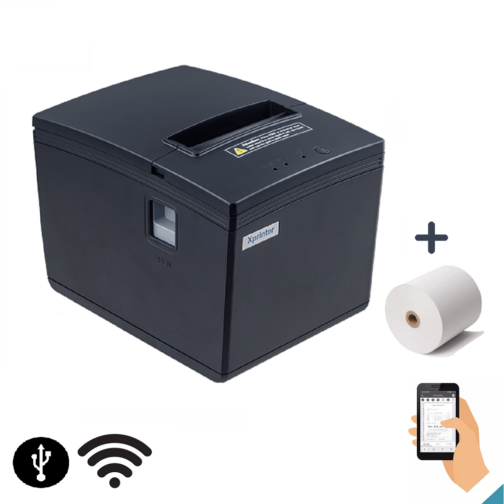 Impresora Ticketera Térmica Escritorio XPRINTER tickets 80mm USB LAN WIFI