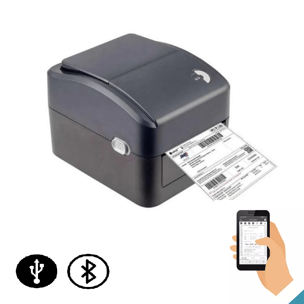 Impresora térmica etiquetas adhesivas código barra 110mm USB LAN Bluetooth 420B