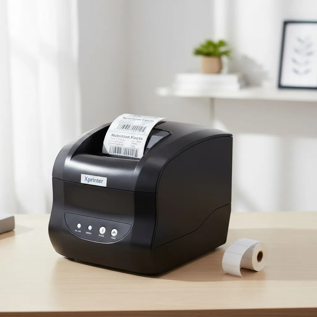 Impresora térmica etiquetas adhesivas códigos barra 80mm USB Bluetooth 318B Xprinter