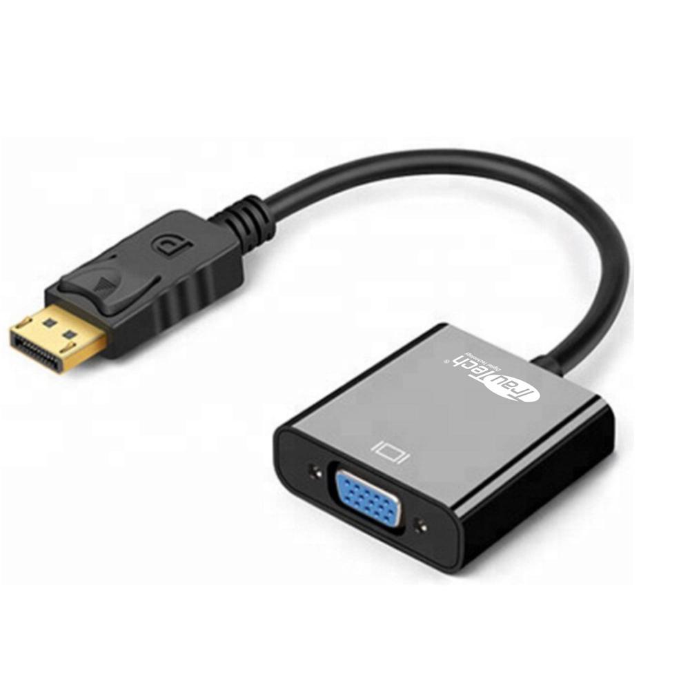 Cable adaptador de DISPLAYPORT DP macho a VGA hembra TRAUTECH