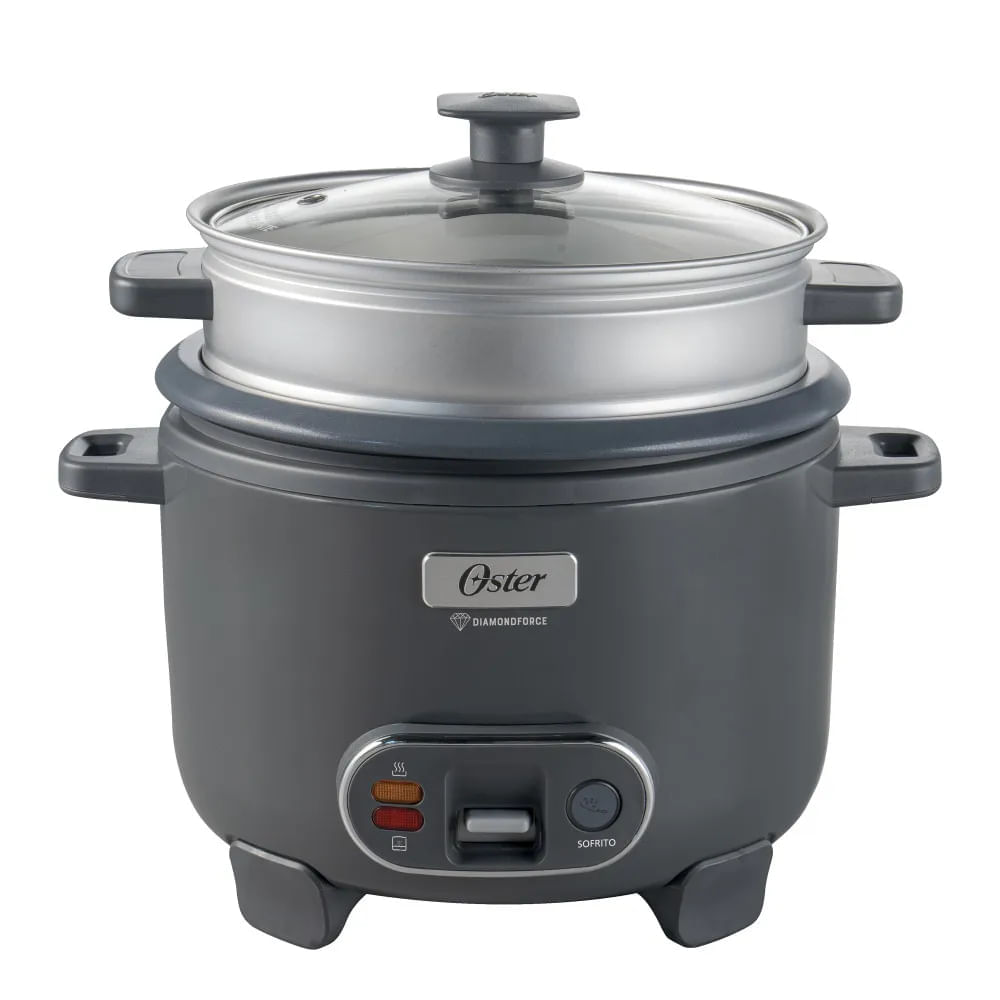 Arrocera 3 en 1 de 10 Tazas DiamondForce Oster CKSTRC10DFSKE