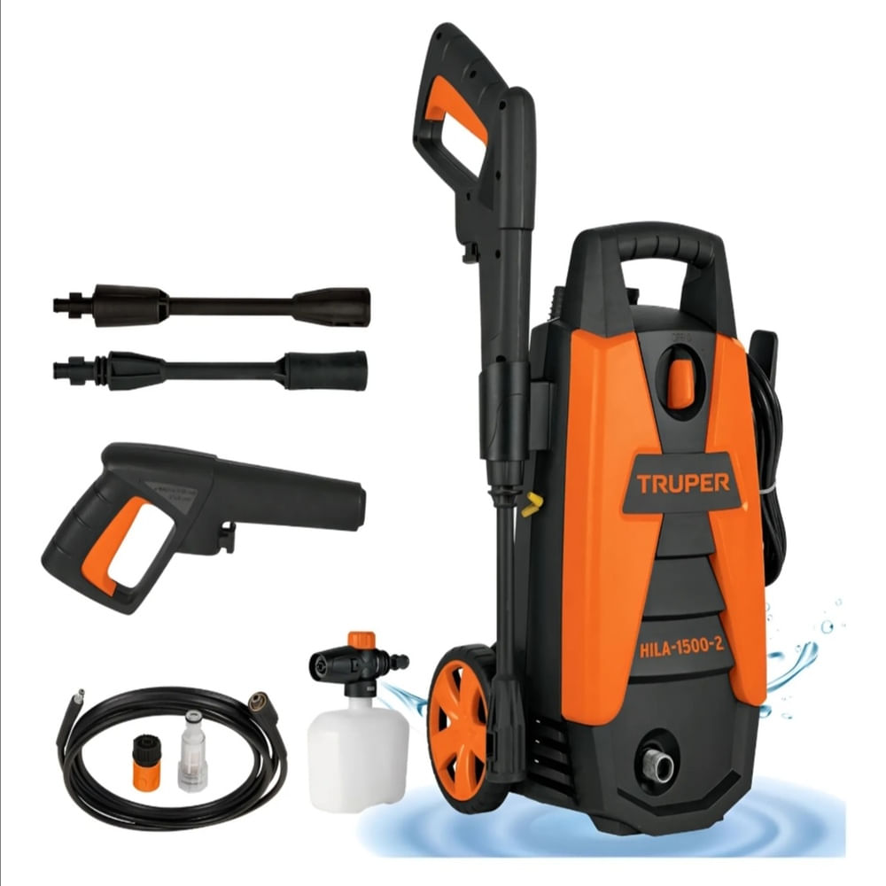 Hidrolavadora Eléctrica 1400W 1500 PSI HILA-1500-2 Truper