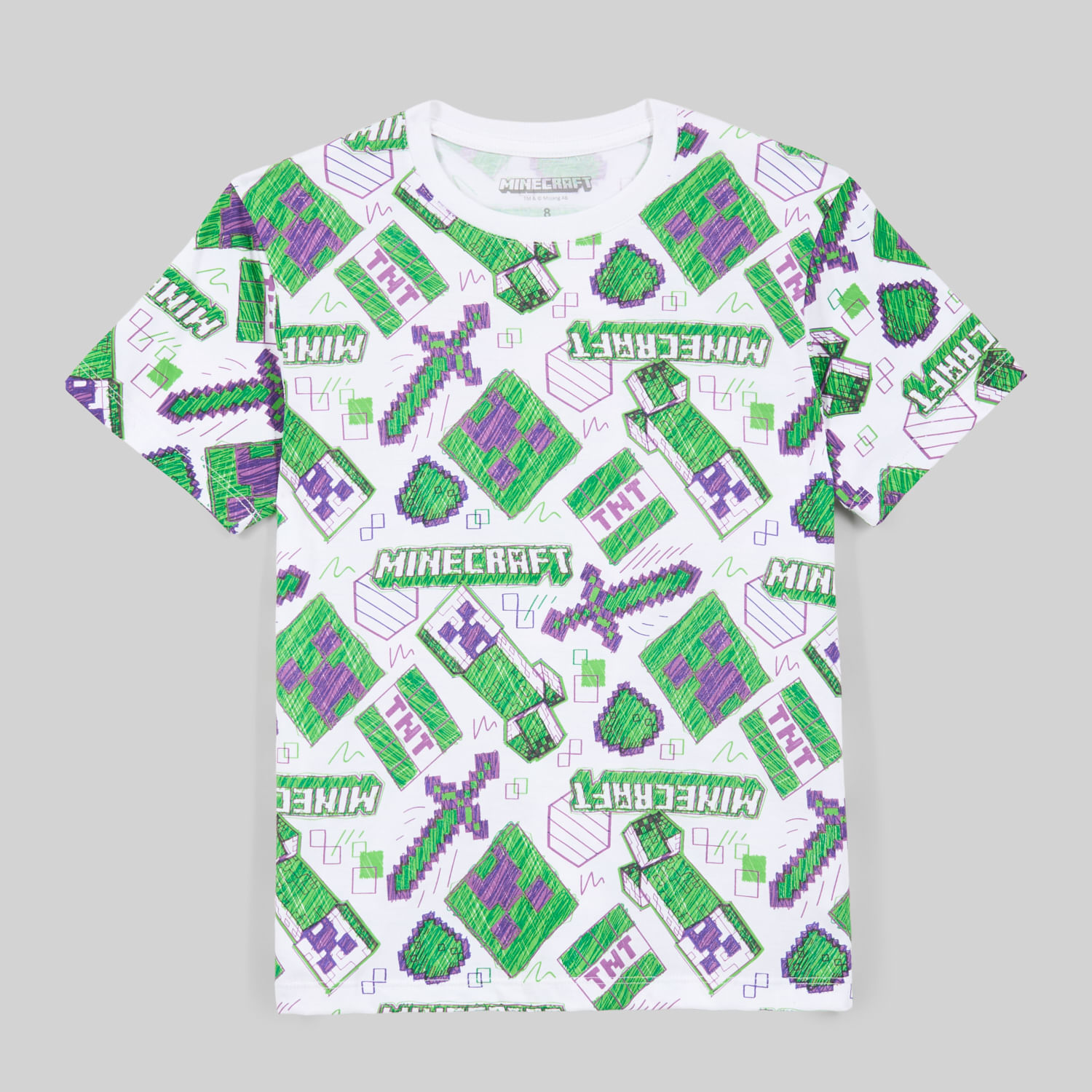 Polo Para Niño Minecraft  Mnc-0221