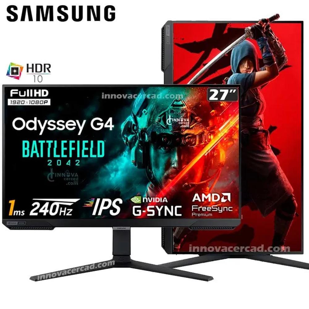 Monitor Samsung Odyssey G4 LS27BG402ENXGO Full HD 240Hz IPS 1ms G-SYNC