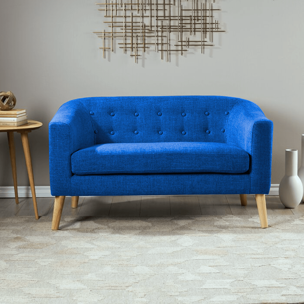 Sofa de 2 cuerpos Viviana Azul Rey | Oechsle - Oechsle