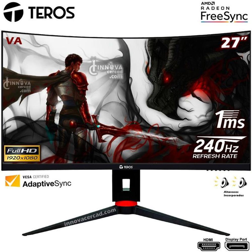 Monitor Teros TE-2764G 27 VA 240hz 1ms 1920x1080 Full HD HDMIDP