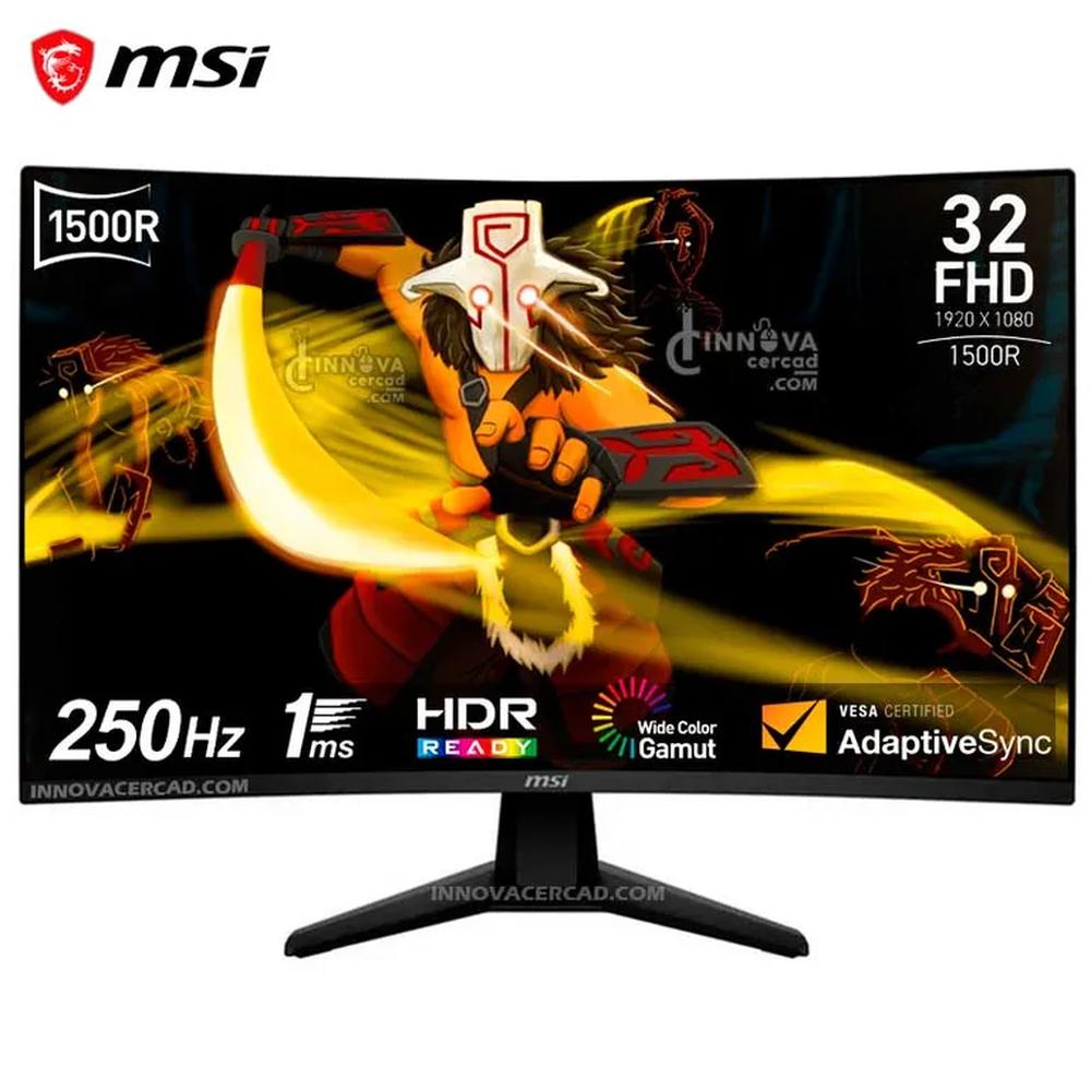 Monitor MSI MAG 32C6X 32 FHD VA Curvo 1500R 250HZ 1MS HDR