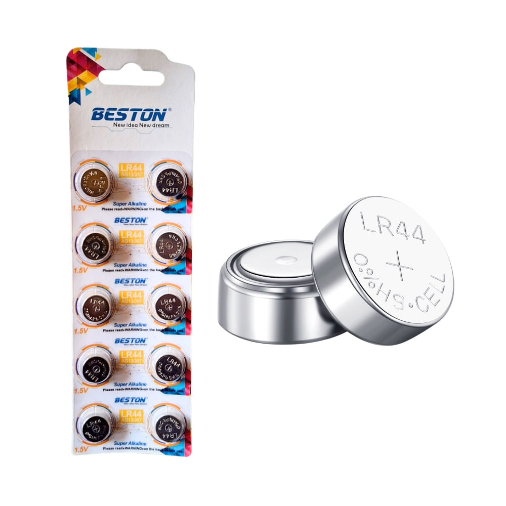 Blister Pila Beston De Boton 1.5v Ag13/LR44H Reloj, Juguetes, Etc