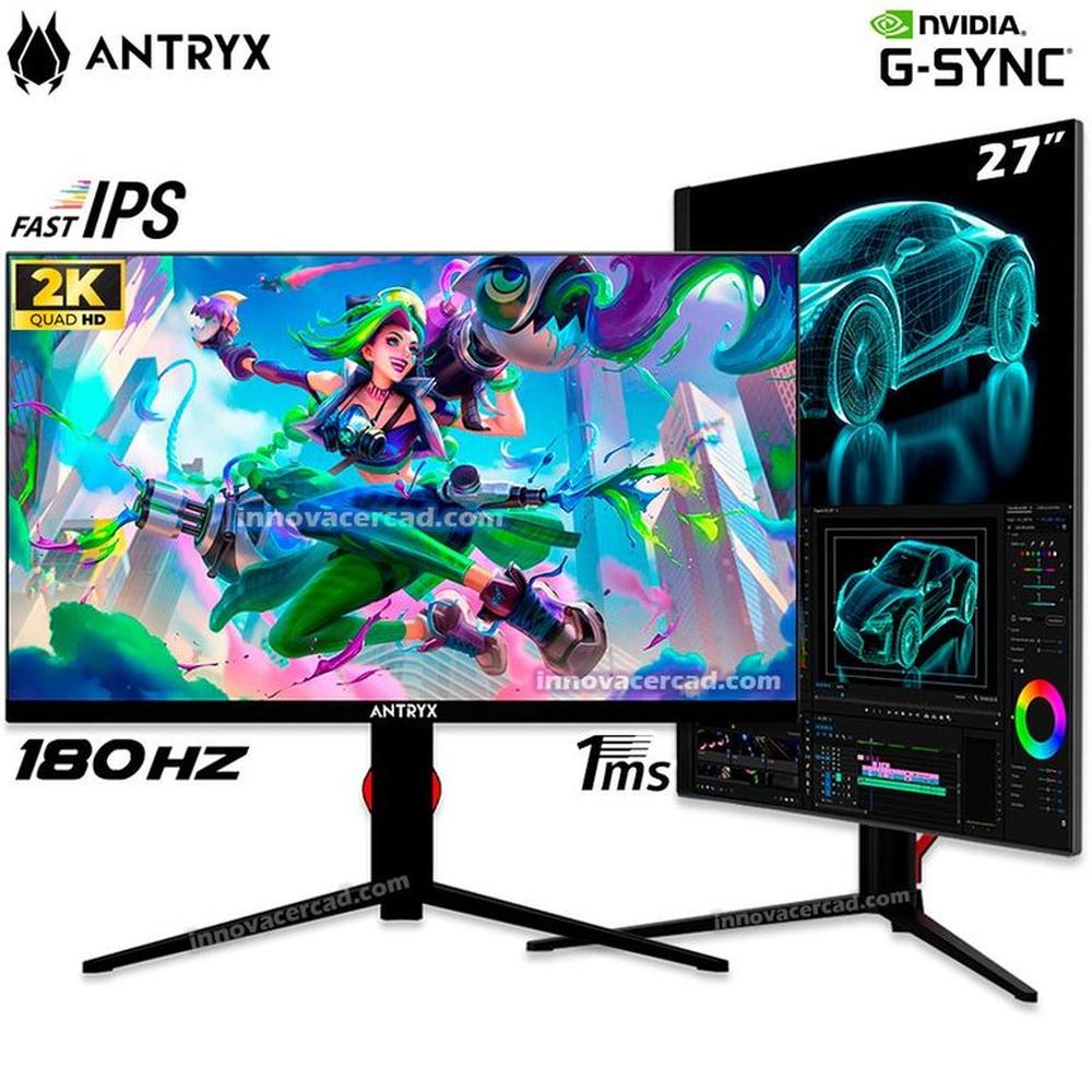 MONITOR ANTRYX VISION IPX272QGT, 27"" FAST IPS, 2K, 180 Hz, 1ms, G-Sync