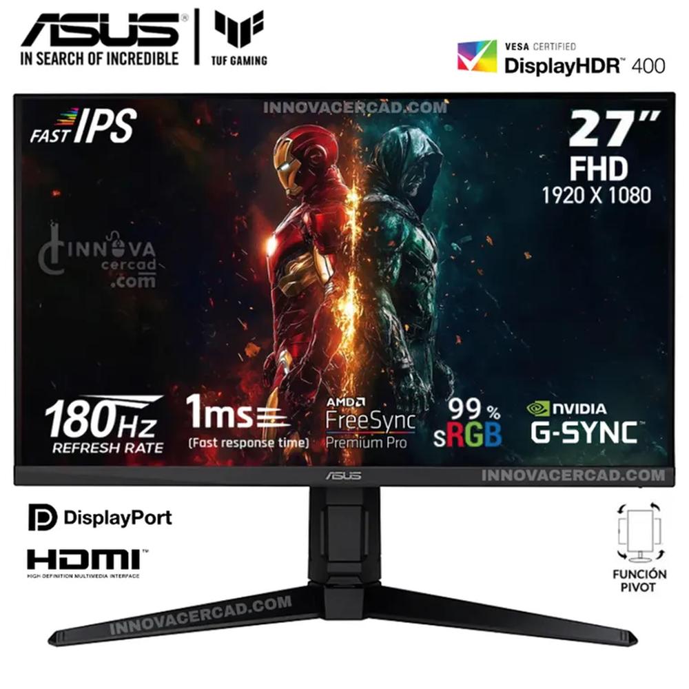 Monitor Asus TUF Gaming 27'' VG279QL3A, Full HD, 180 Hz, Fast IPS