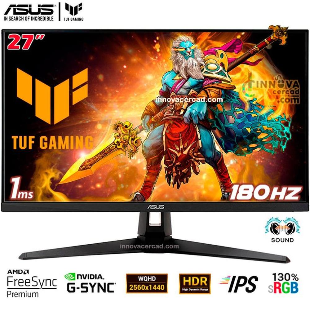 Monitor Asus TUF Gaming VG27AQ3A 27 WQHD IPS 180HZ 1MS HDR10