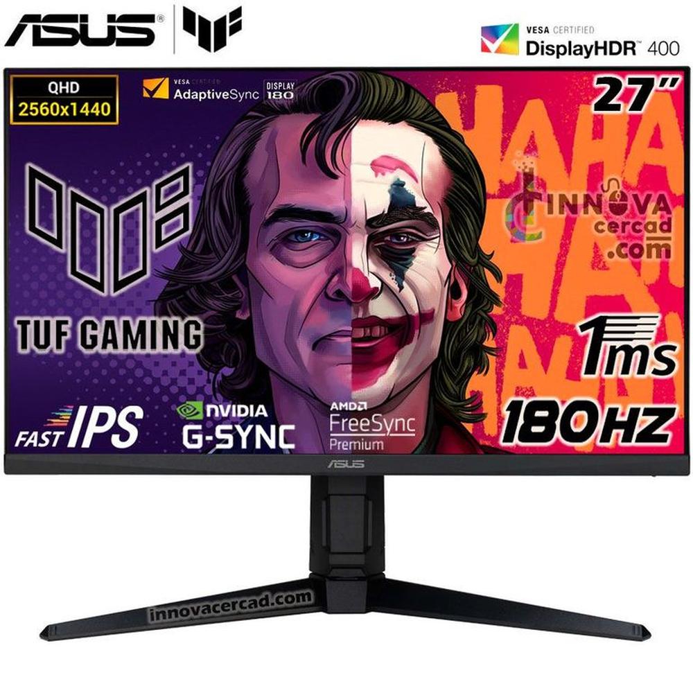 Monitor Asus TUF Gaming VG27AQL3A, 27 QHD 2560x1440 IPS 180Hz 1ms