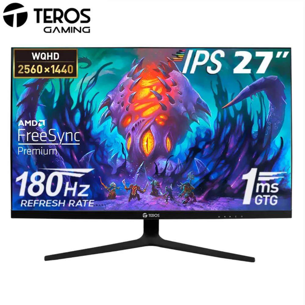 Monitor gaming TEROS TE-2769G, 27"" QHD IPS flat, 180 Hz, 1ms, HDMI, DP