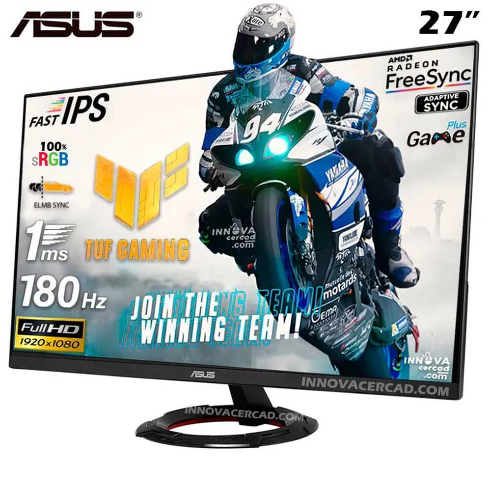 Monitor Asus Tug Gaming VG279Q3R de 27 Full HD 180Hz 1Ms FreeSync