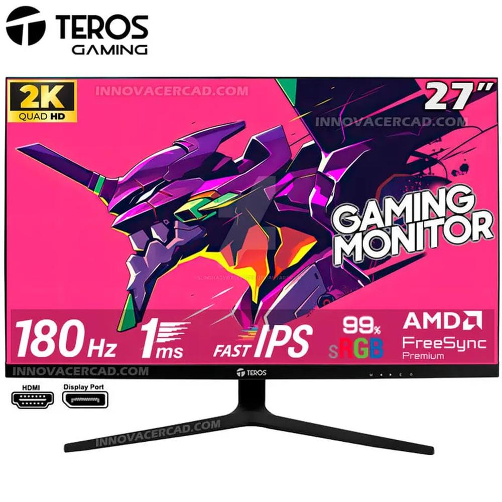 Monitor gaming TEROS TE-2769G 27 QHD Fast IPS  180Hz 1ms HDMI DP