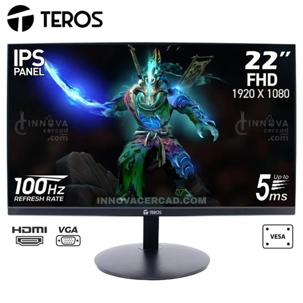 Monitor plano TEROS TE-2130CS 215 FHD IPS HDMI VGA VESA