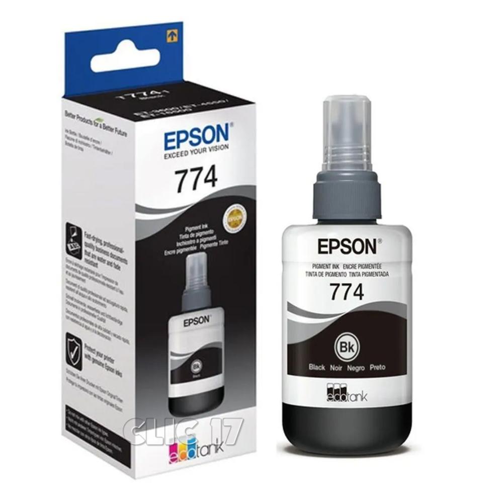 Botella Original Epson 774 T774120-AL Negro 140ml