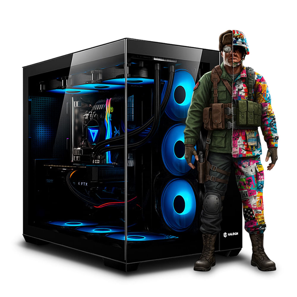 CPU GAMER RYZEN 9 9950X3D 32GB DDR5 1TB RTX5080 16GB FALKOR MI PC LISTA COMPUTADORA