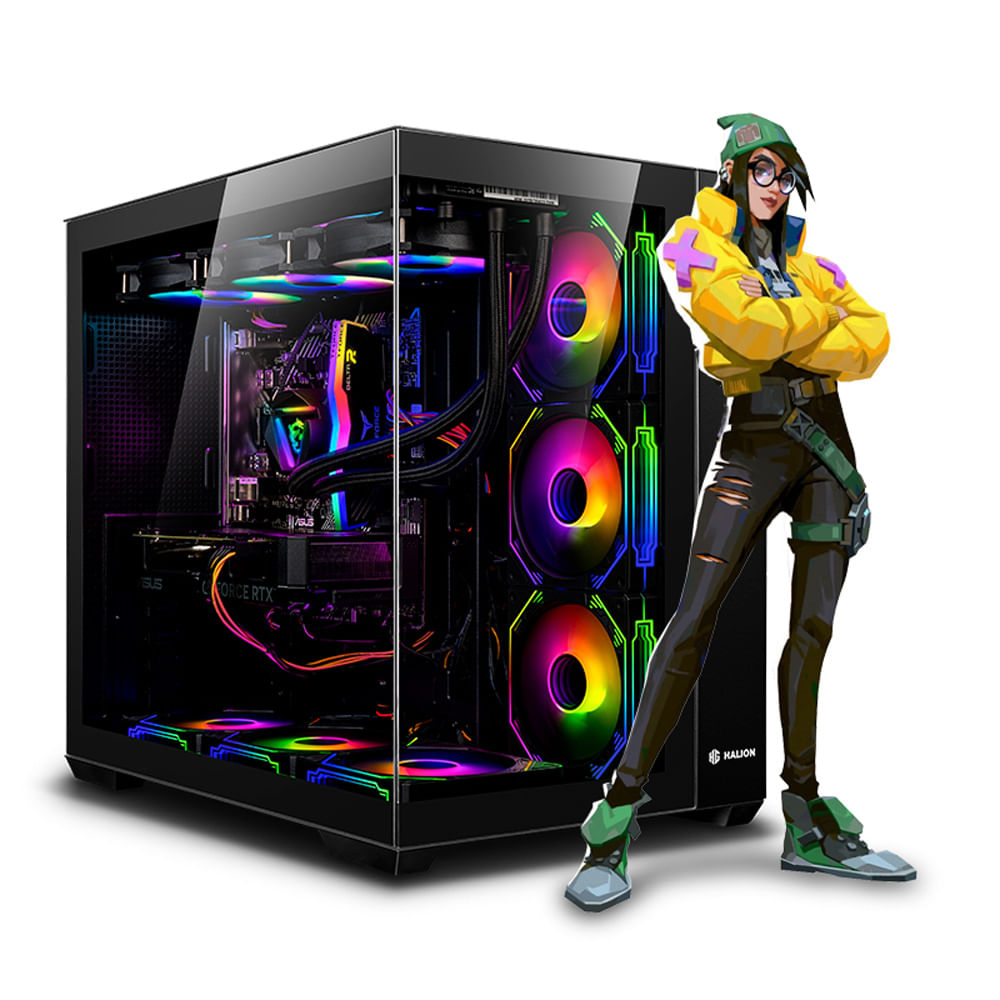 CPU GAMER RYZEN 9 9950X 32GB DDR5 1TB 4TB HDD RTX5070ti 16GB YELLOW MI PC LISTA COMPUTADORA