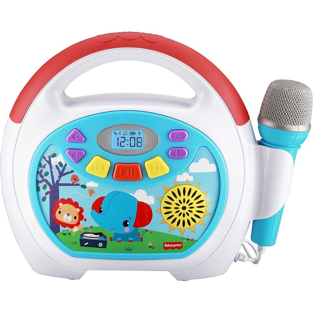 eKids Fisher Price máquina de karaoke Bluetooth con micrófono infantil