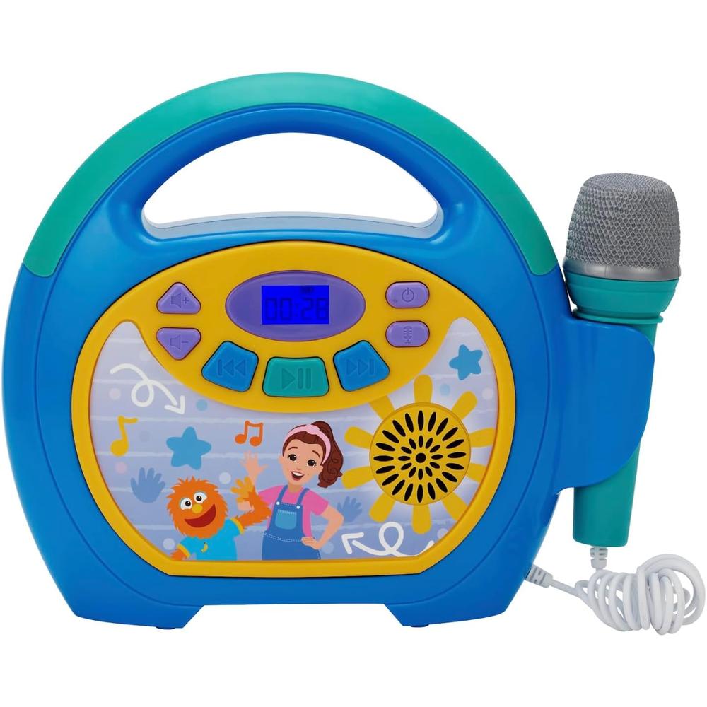 eKids Ms Rachel máquina de karaoke infantil Bluetooth con micrófono y música integrada
