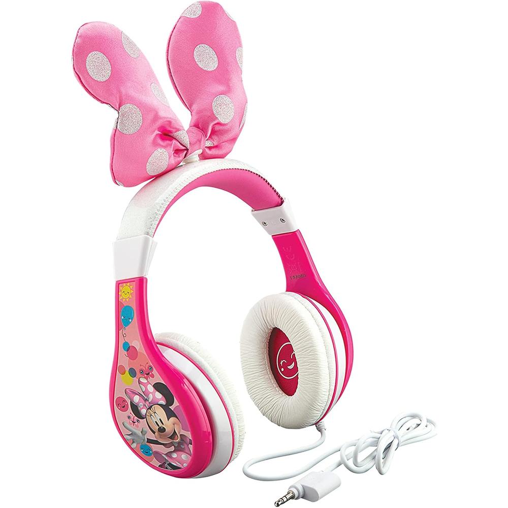 eKids Minnie Mouse auriculares infantiles con cable para colegio y viaje