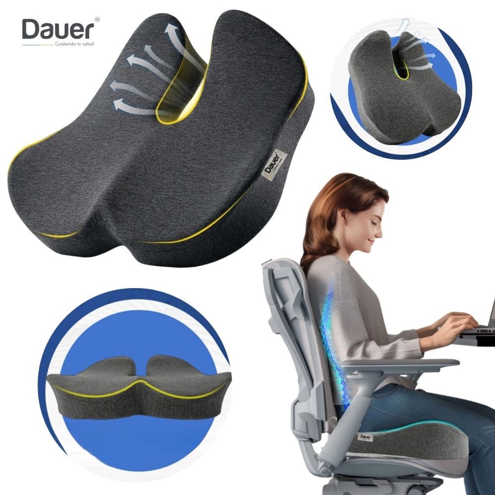 Asiento Cojín 3D Ergonómico Bambu Mejora la Postura Incluye Forro y Asa Asiento Cojín 3D Ergonómico Bambu Mejora la Postura Incluye Forro y Asa
