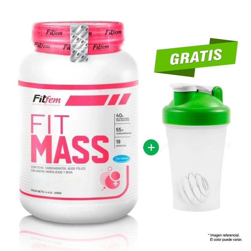Proteína Suero de Leche Fitmass 2 kg Chocolate - 19 Servicios