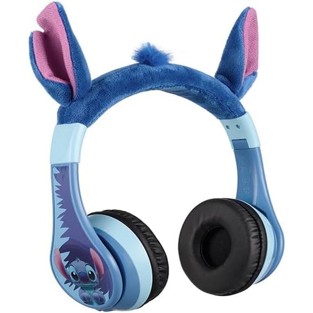 eKids Stitch auriculares Bluetooth infantiles con micrófono y cable auxiliar