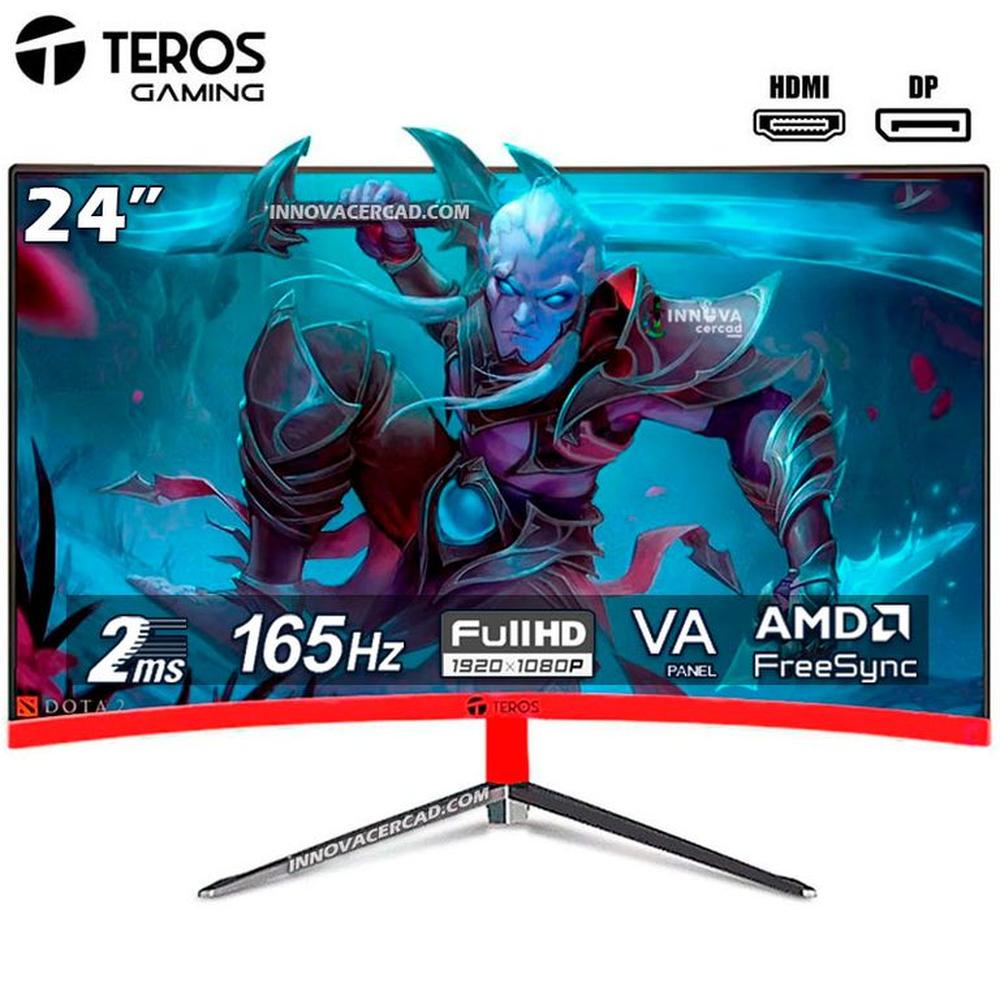 Monitor Teros Gaming TE-3132 Curvo 24 FHD VA 165hz 2ms freesync