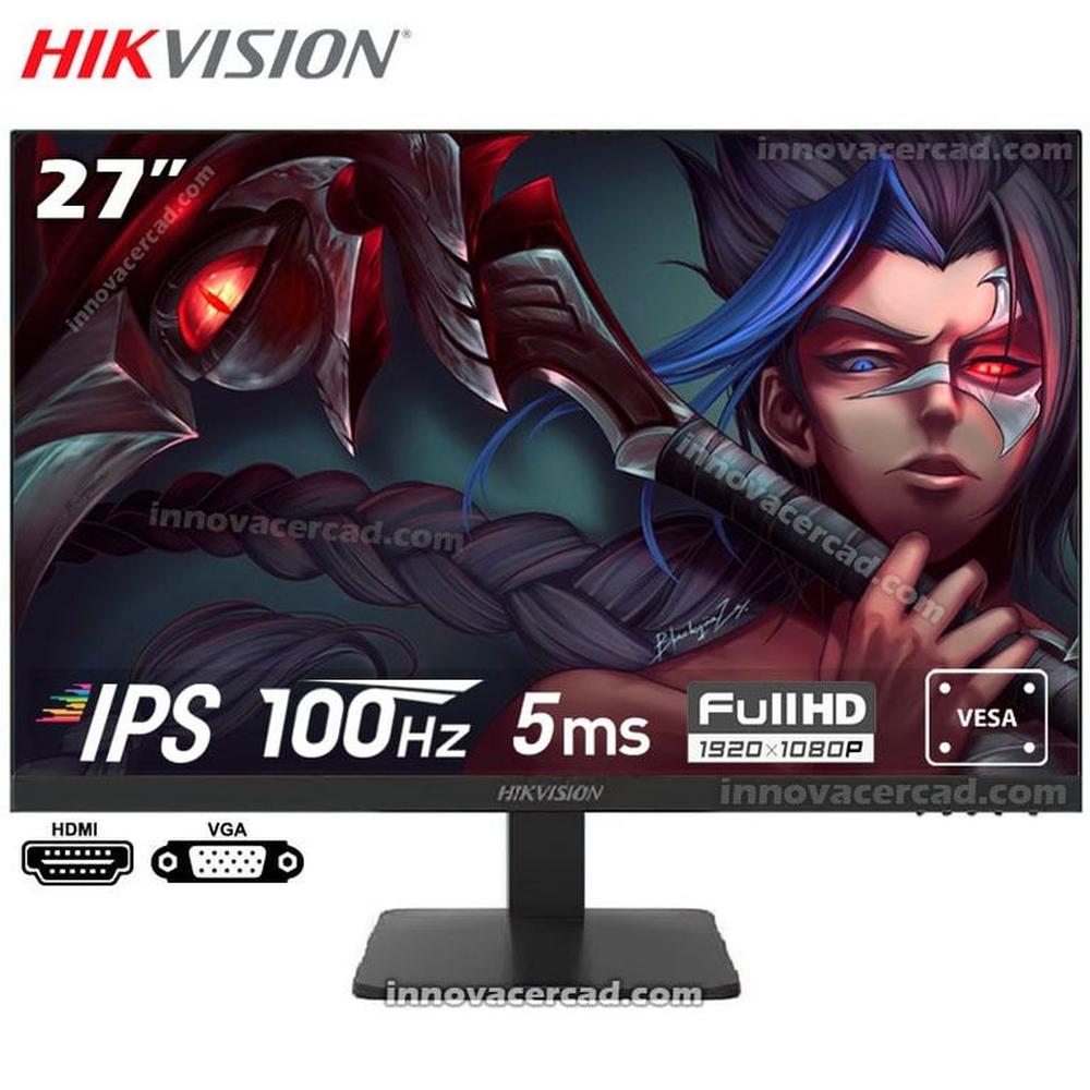 Monitor HIKVISION DS-D5027F2 27 Full HD, 100Hz IPS 5Ms HDMI VGA