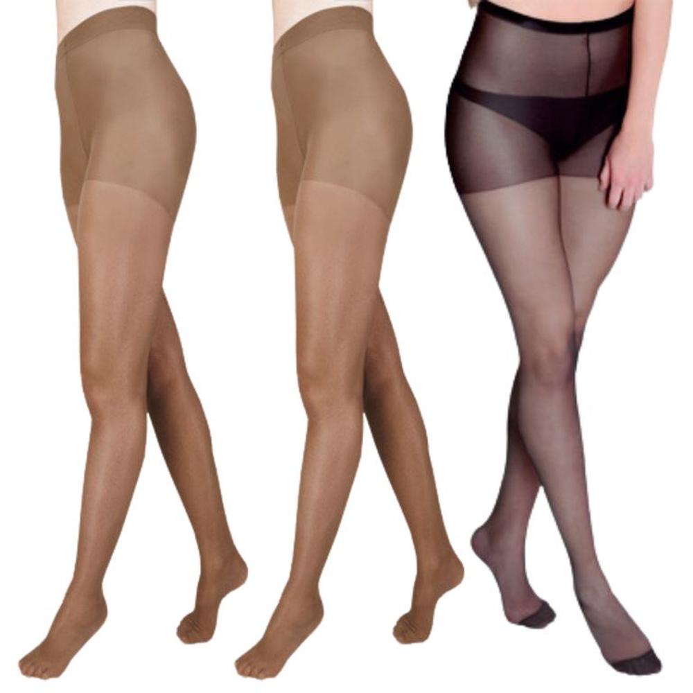 Panti, Pantimedias Semi Transparente - 3 Unidades