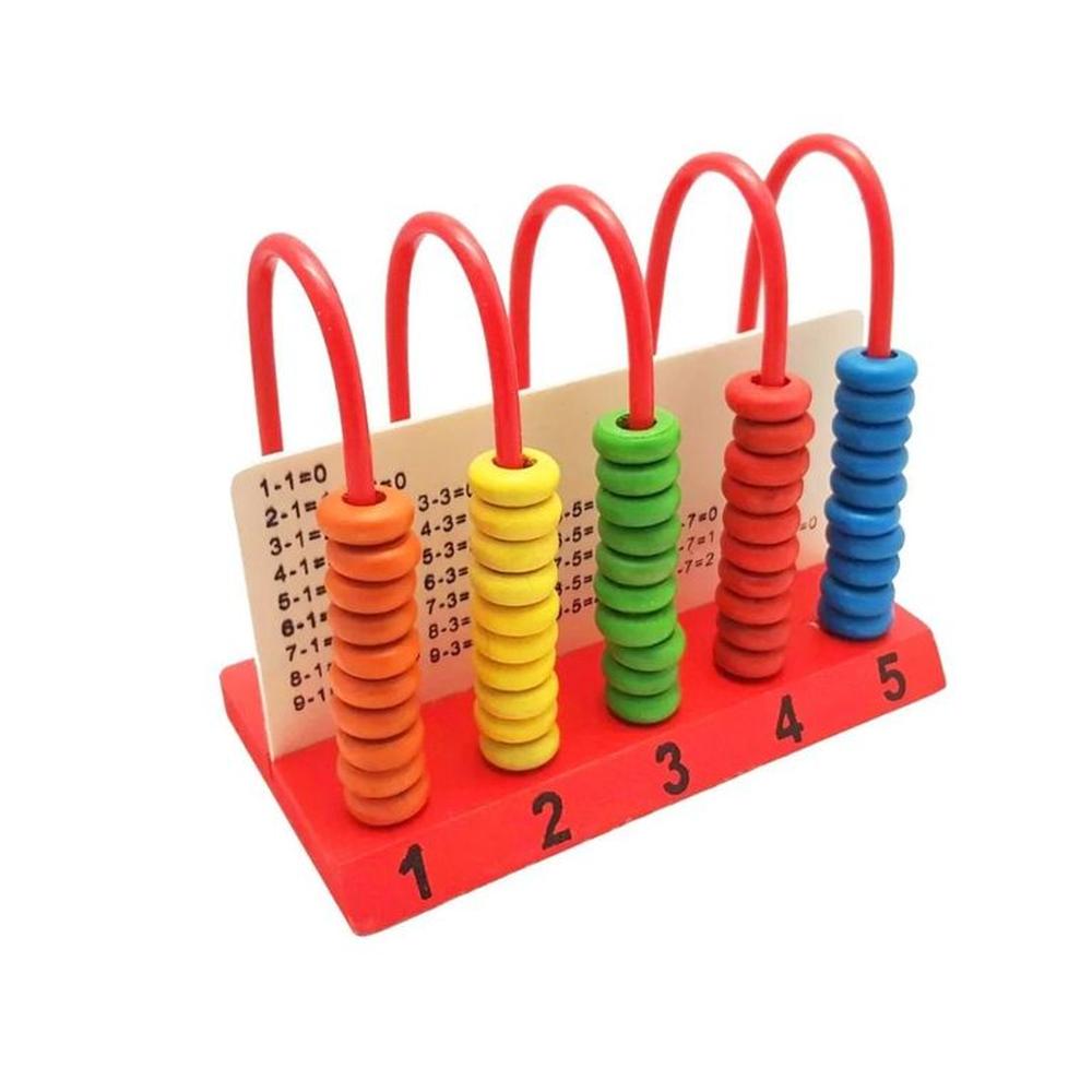 Abaco De Madera Cerrado Didáctico Vertical Para Niños