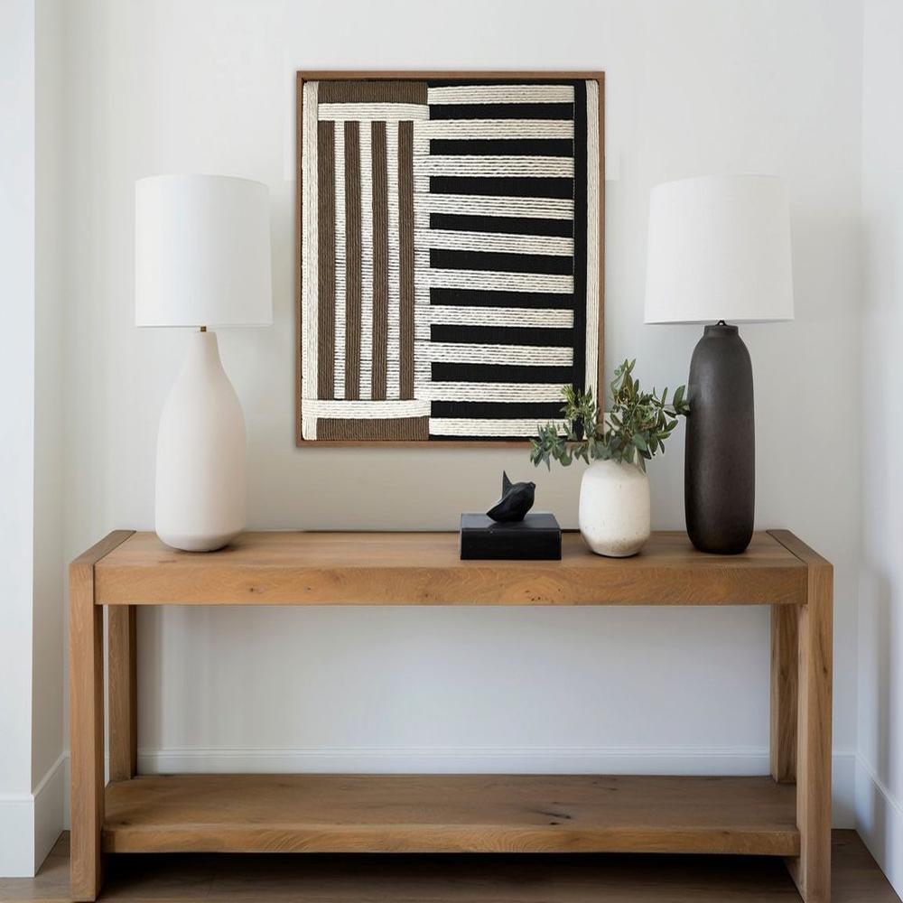 Cuadro Nico - lienzo trenzado con hilos de algodón