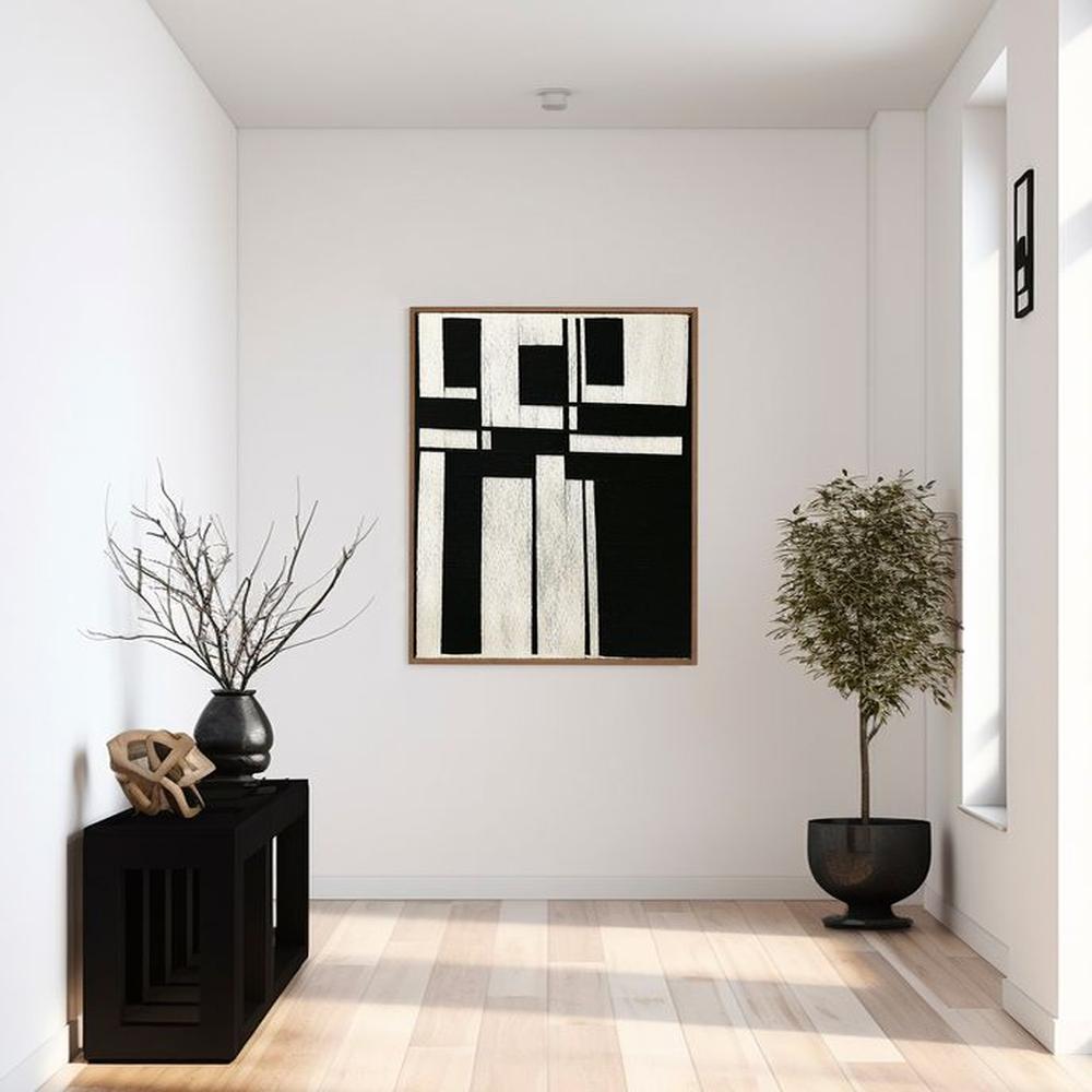 Cuadro Onix - lienzo trenzado con hilos de algodón