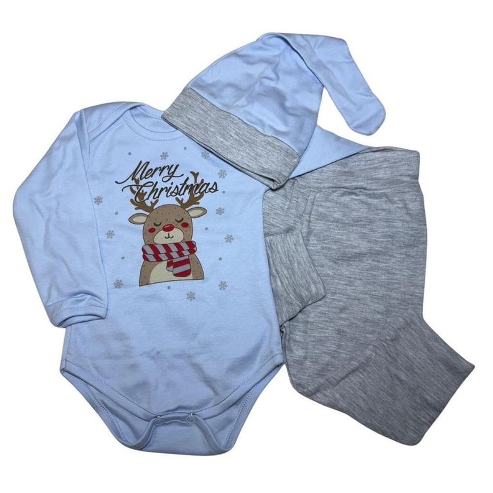 Conjunto Navidad Bebé Body Pijama Merry Christmas