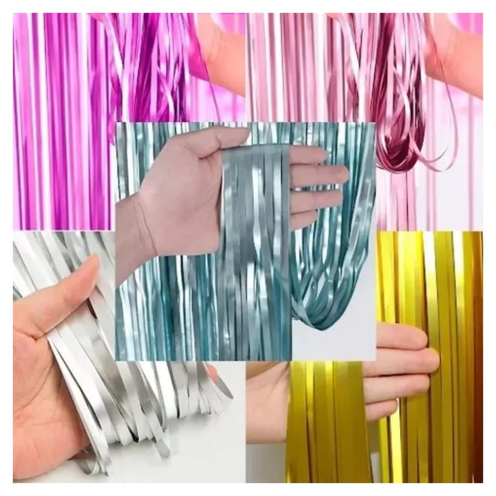 Pack 2 Cortina De Tiras Para Cumpleaños