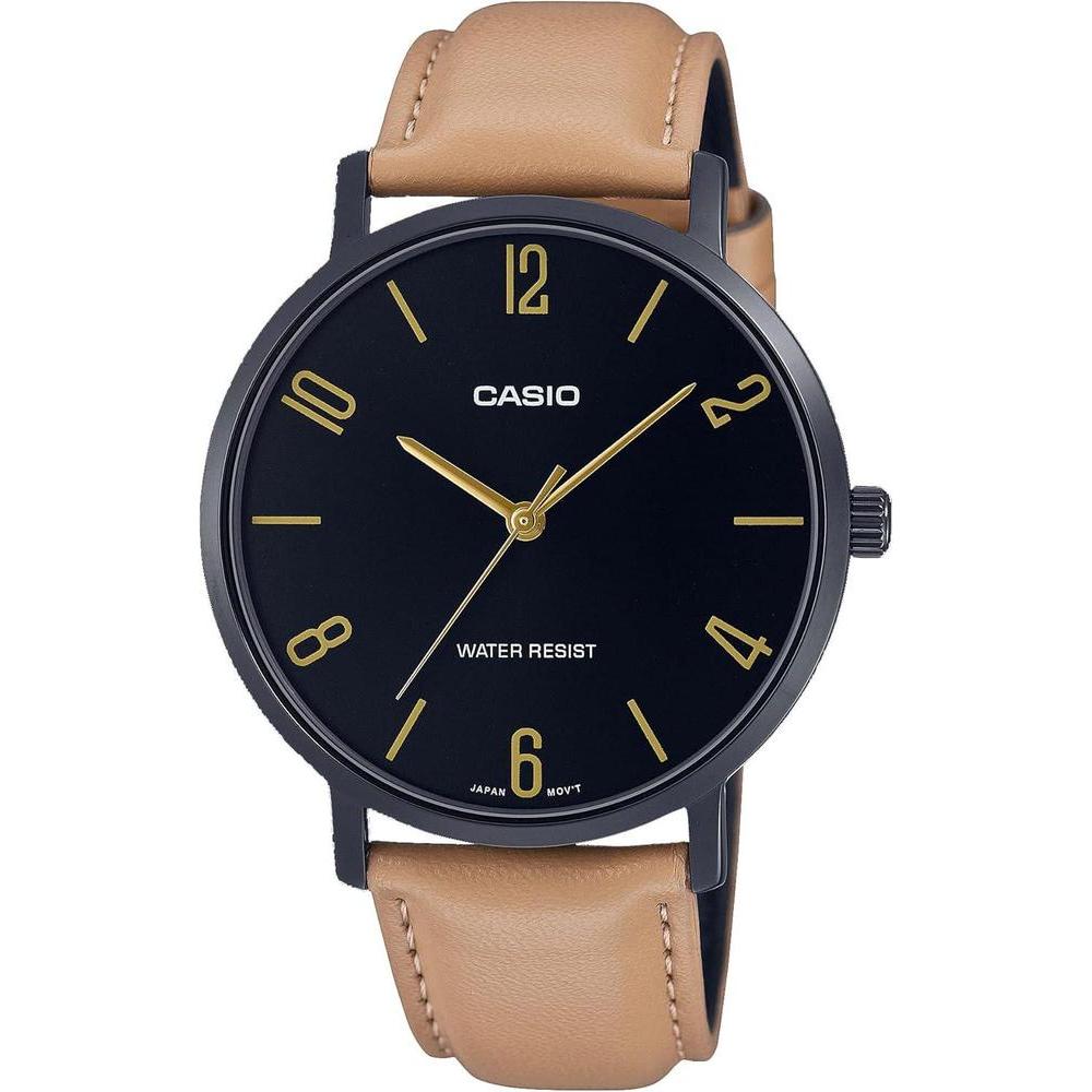 Reloj Casio MTP-VT01BL-1B Marrón Negro