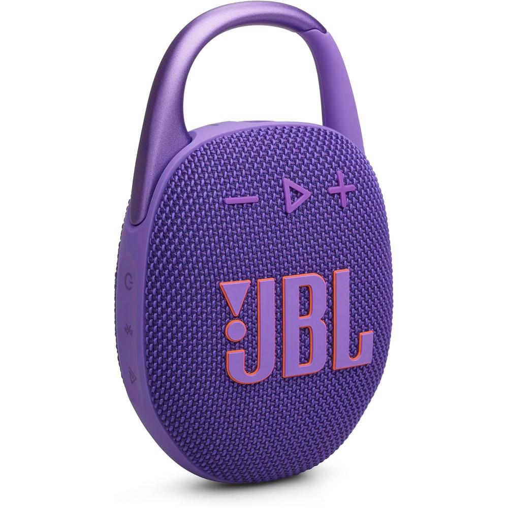 JBL Clip 5 altavoz bluetooth ultraportátil, resistente al agua | Morado