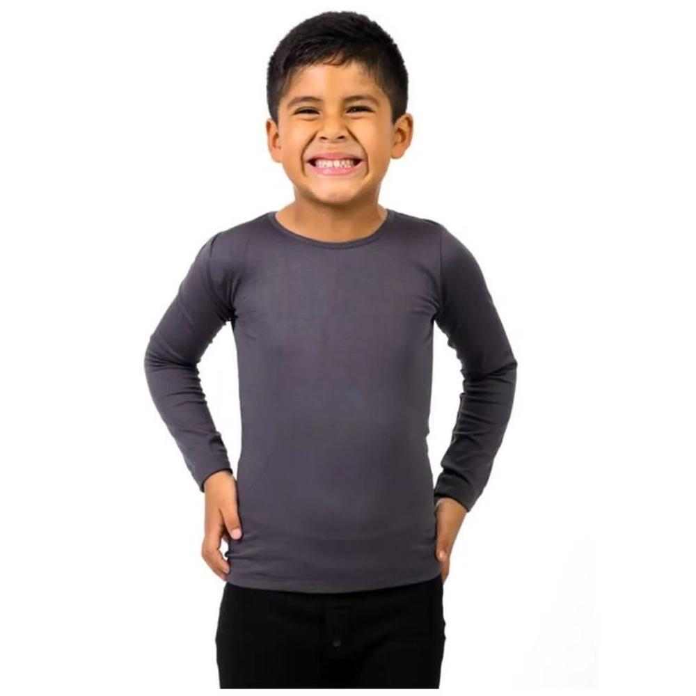 Polos Calentadores Para Niños Gris