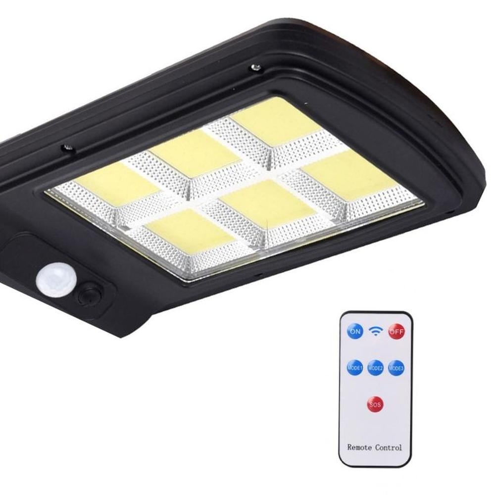 Lampara Reflector Luz LED para Hogar Exteriores Panel Solar Sensor