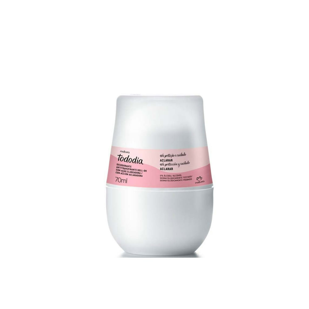 Desodorante roll on aclarador 70ml Tododia