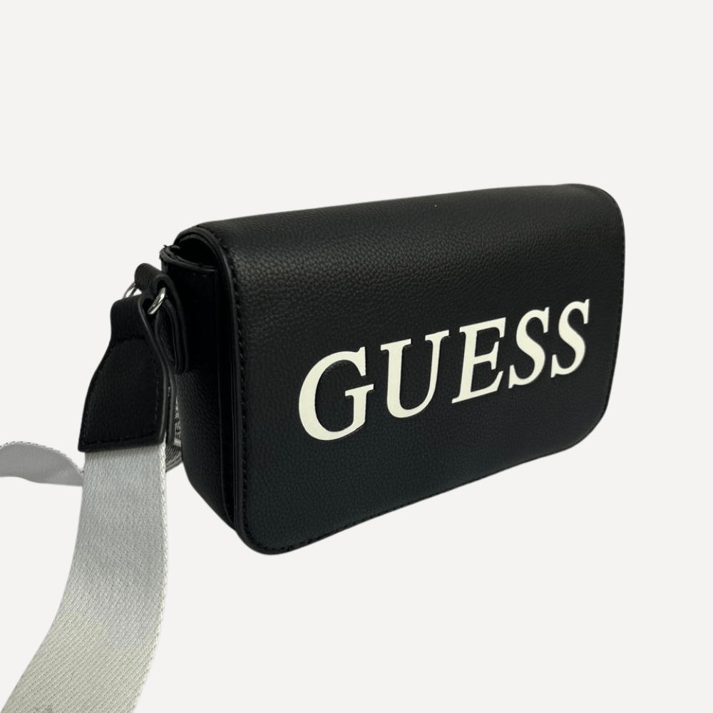 Crossbody guess color negro