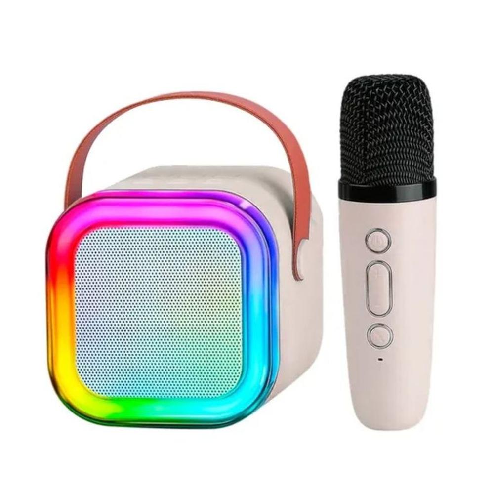 Mini Parlante Con Micrófono Inalámbrico Altavoz Bluetooth Karaoke