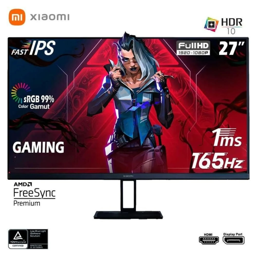 Monitor Gamer Xiaomi G27i 27Pulgadas IPS Full HD 165 Hz Negro