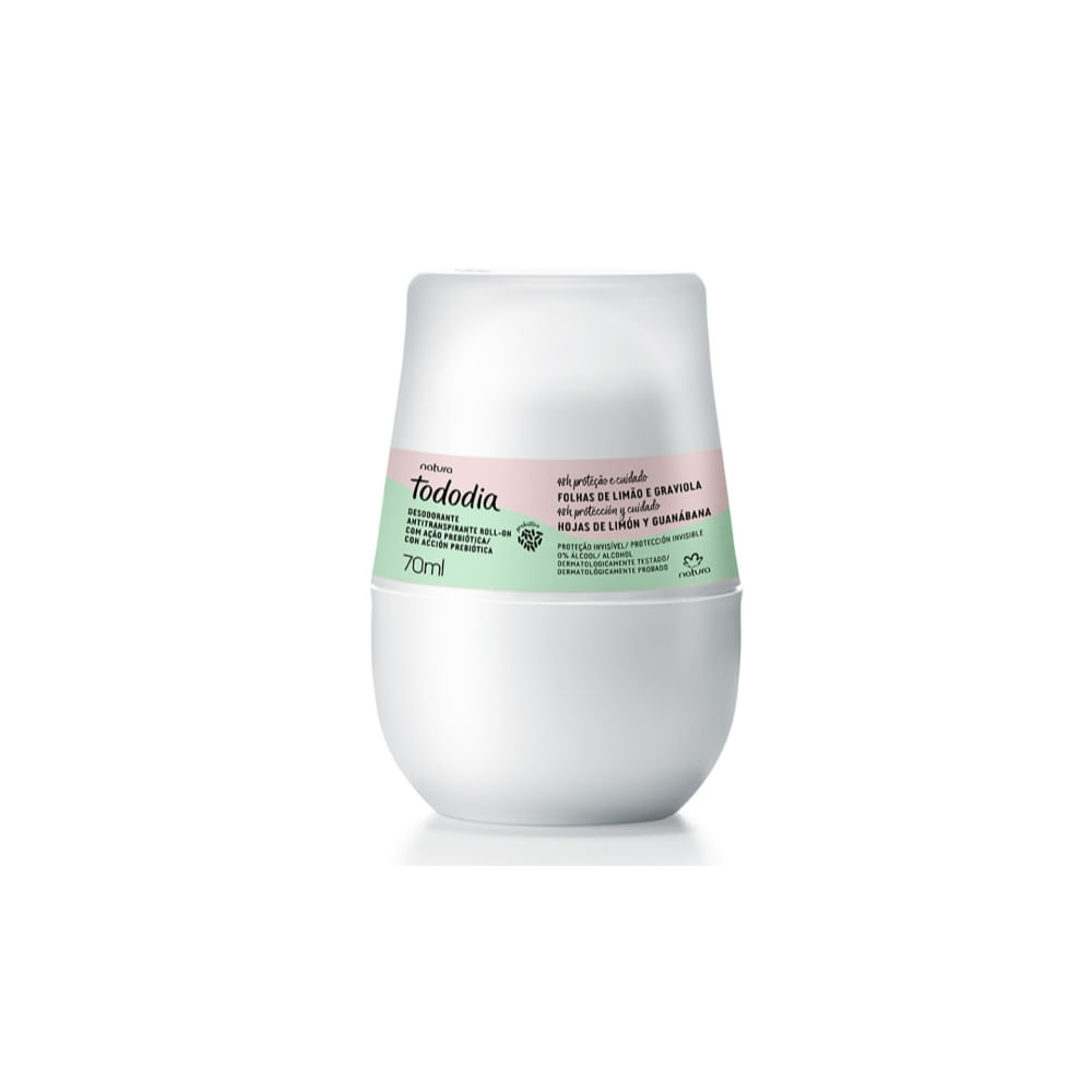 Desodorante roll on hojas de limon y guanabana 70ml Tododia